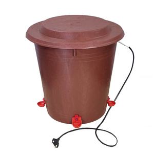 닭물통 컵형수평니플급수기  3호 60리터+열선2m