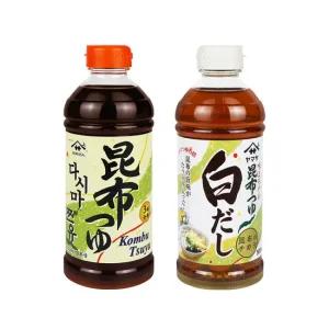 [특가] 야마사 다시마쯔유 500ml+시로다시(백다시) 500ml