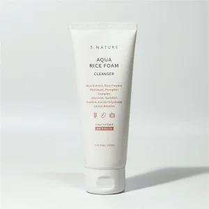 에스네이처 아쿠아 라이스 약산성 클렌징폼 160ml 1개