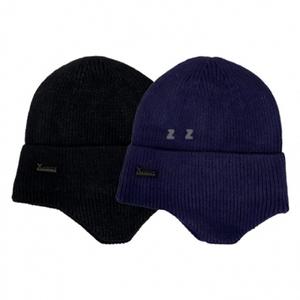 XHBOY 기모안감 귀도리 니트비니-N 귀달이모자 겨울모자 남성모자 여성모자 방한모자 귀마개 헬멧모자 겨울