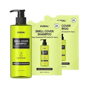 [코스트코] 코스트코 쿤달 스멜커버 샴푸 400ml + 리필 380ml x 2 라임바질만다린