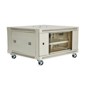 미니 19형 허브랙 H370 W600 D600 강화유리 6U 슬림너트 전산 통신장비 표준케이스 어린이집 CCTV 허브룸