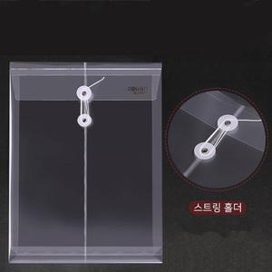 [BZJLMU95_51CK]PVC 스트링 서류봉투 홀더 비닐홀더 투명