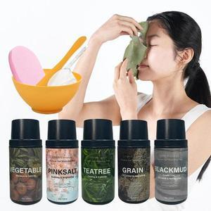 린제이 리네추럴 모델링팩 300g+팩도구+클렌징해면 홈에스테틱 5종 (5종 1택)