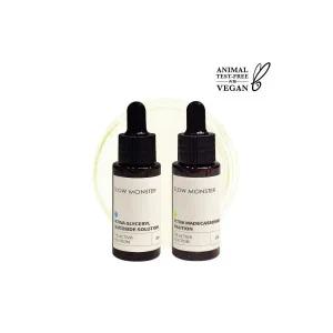 글로우몬스터 액티바 글리세릴글루코사이드 솔루션30ml+마데카소사이드 시카 솔루션 원액30ml 비건