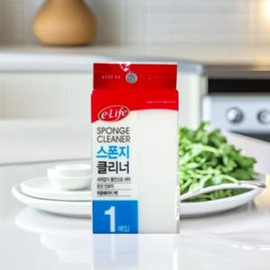 이라이프 스펀지클리너 매직블럭 매직폼 청소 찌든때제거 스폰지 12.7x7.6cm (5개)