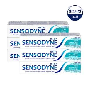 [센소다인] 엑스트라 딥클린 민감성 치약 120g x6개