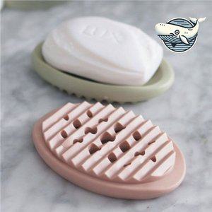 욕실 슬림 비누받침대 실리콘 비누걸이 세면대 (WFH1W7B)