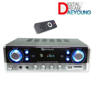 DY-302 미니 스테레오 앰프 200W 블루투스,USB,SD,FM 에코,카페 매장 강의
