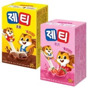 아트박스 호사문구 동서 제티 20T  초코 딸기)