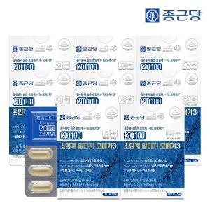 종근당 20100 초임계 알티지 오메가3 30캡슐 8박스 / 혈행 건조한눈개선