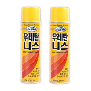 2개 묶음 일신 우레탄 니스 스프레이 420ml