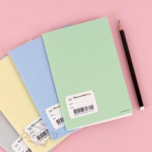 B6 8mm 심플 미니 라인 노트 색상랜덤 (5개 1세트)