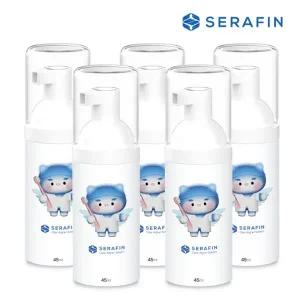 뉴 (세라핀 포밍) 틀니/교정장치 전용 휴대용 세정제 거품치약 45ml 5개