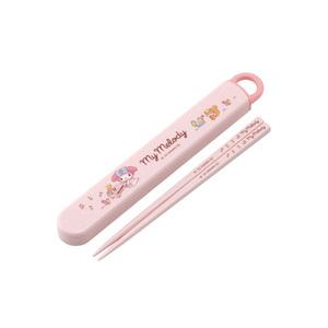 마이멜로디 뮤직 슬라이드 젓가락 세트 16.5CM / 캐릭터 피크닉 도시락