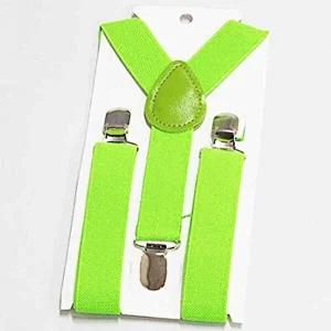 키즈 서스펜더 연두 아동 장기자랑 어린이 멜빵 바지-WEB2B99