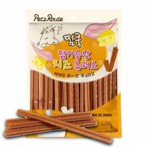 강아지 스팀쿡 츄러스 닭가슴살 치즈 400g 1P 간식 (WFHZ1RB)