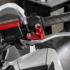 pcx 트렁크 Honda Pcx 125 오토바이 알루미늄 주차 브레이크 스위치 레버 보조 잠금 액세서리