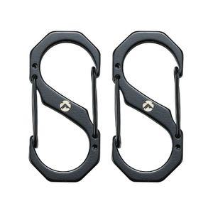 캠핑문 스텐 양방향 S후크 비너 2PCSS고리 S고리 S카라 연결 등산용 카라 용카라 레저용