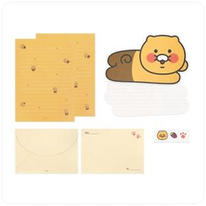 카카오 춘식이 형태 편지지 발라당