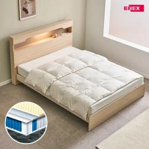 제니 LED 일반침대 Q-한봉합 7존 블랙 매트리스