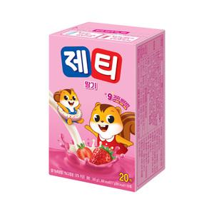 동서식품 제티 딸기 스틱 17g x20개 /우유 코코아 분말