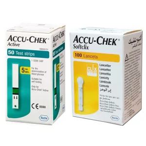 로슈 아큐첵 액티브 혈당시험지 50매+로슈정품침100 / 측정지 체크지 ACCU-CHEK