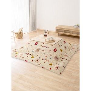 코타츠 테이블 난로 고다츠 풀구성 SL2 보온테이블패드 월넛 커버 감성 온열 정사각