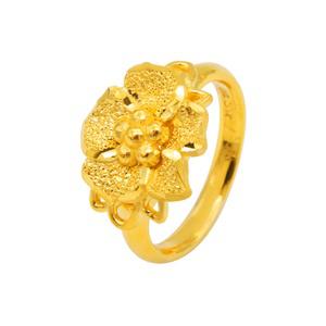 [아시아골드] 24k 플로럴 순금 반지 7.5g