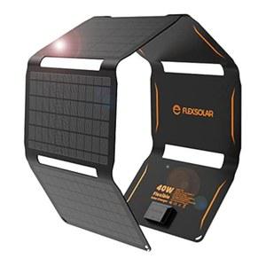 휴대폰 파워 뱅크 태블릿을 위한 USB-C 및 USB-A 출력이 있는 FlexSolar 40W 폴더블 태양광 패널 충전기 - 캠핑 하이킹 배낭여행을 방수 기능