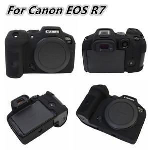 캐논 EOS R7 R8 용 실리콘 아머 스킨 케이스 보호 바디 커버 카메라 가방 논슬립 질감 디자인