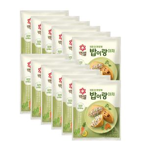 CJ 백설 밥이랑 야채 27g 12개