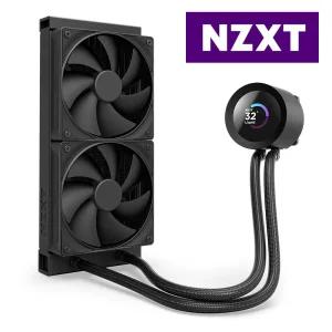 NZXT Kraken Plus 240 V2 블랙 컴퓨터 PC 본체 2열 CPU 수냉쿨러 쿨링