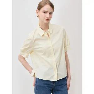 [쉬즈미스]테일러무드 퍼프 반팔 셔츠 택가격 138000원 _P403704269