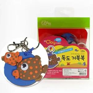 어린이만들기 종이세상 만들기 아동미술재료 가방걸이 독도 거북복 만들기