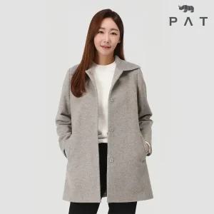 [PAT 여성] 니트카라 울 코트_1J81105