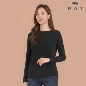 [PAT 여성] 솔리드 라운드넥 티셔츠_1H85307