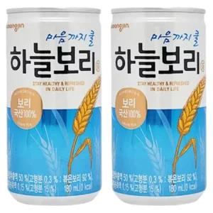 하늘보리 보리차 캔음료 180ml 60캔 세트 음료수 대용량 박스
