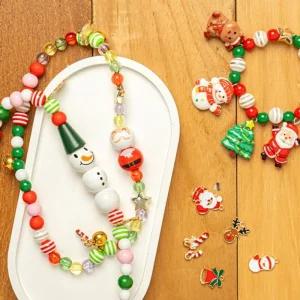 크리스마스 비즈 세트비즈공예 열쇠고리만들기 크리스마스팔찌만들기 크