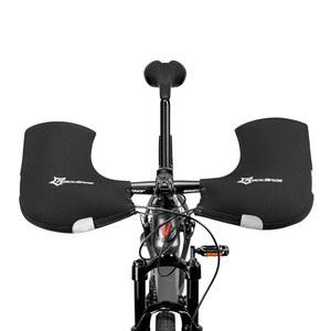 록브로스 자전거 핸들바 장갑 자전거 포기스 겨울 보온 커버 사이클링 핸드 웜 방풍 방한 장갑 MTB 산악 자전거 모터용 장갑