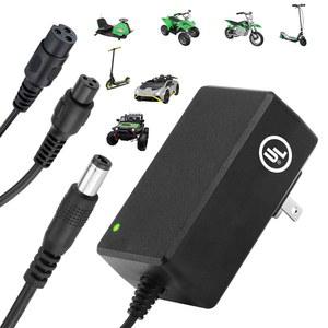 29.4V 전기 스쿠터 충전기 [UL 인증, 플러그 3개] 24V 25.2V 25.6V 25.9V 배터리, 스마트 고속 및 안전한 GOTRAX 제트슨 면도기 등. 바이크 이바이크 포켓 모드 스포츠