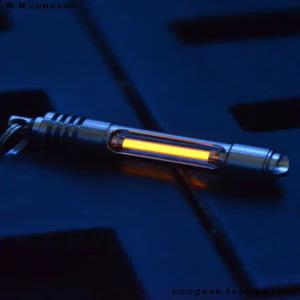 야광 키체인 형광 발광 키링 자체 가방 열쇠고리 차키 튜브