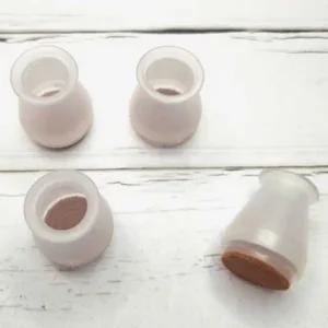 4p 의자발커버 xs 원형 실리콘 반투명 극소형