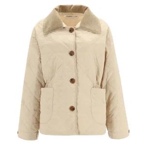 [롯데백화점]아이잗바바 벨벳카라경량패딩 BRAE2PD101