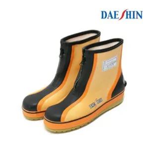 대신 DS-NS-01 논슬립안전단화 (주황 검정)작업신발부츠 방한 해루질 시장장 물질 물질장 낚시용품 겨울 갯