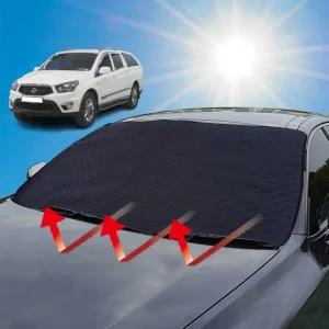 코란도스포츠 국산 차량 햇빛가리개 앞유리 커버 덮개 성에방지커버 앞창가리개 사계절용 맞춤형 일반형