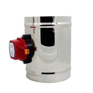 220v AC24V DC12V 전동 댐퍼 공기 덕트 벤트 밸브 직경 환기 튜브 HVAC 80 - 400mm 1개