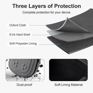 Meta Quest 3S 2 VR 헤드셋 및 터치 컨트롤러 악세서리 케이스 여행용 하드 운반