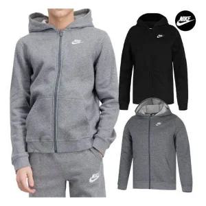 [나이키]{매장정품} NIKE 클래식 기모 주니어 여성 여자 후드집업 자켓 2종택1 895265