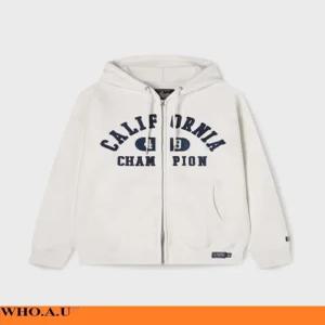 [후아유]W.A.U Signature Patch Hood Zip-up(IVORY)-WHMZF4911U